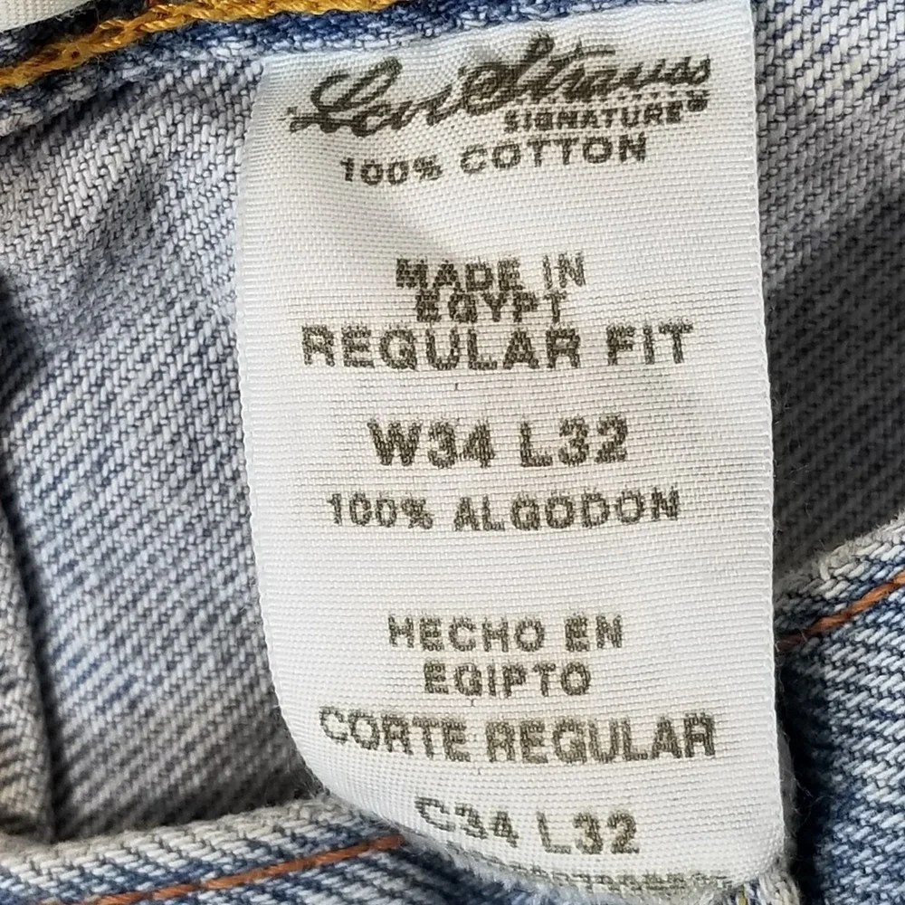 Levi Signature Series jeans men's 32x32 regular fit straight blue denim pants